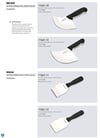 Spatula 12 cm No.2 Hulusi Bıçak Unlu Mamüller Üstüne Dökme Moblen Saplı 90mm X 120mm X 1.5mm 11561.12