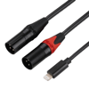 Class IPK-42 Lightning to 2*XLR 2 Metre Aux Kablo