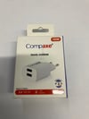 Compaxe CTA-521D 10W 5V 2.1A Çift Usb Beyaz Adaptör