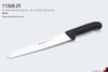 Dişli Ekmek Bıçağı 25 cm Hulusi Bıçak Üstüne Dökme Moblen Saplı 40mm X 250mm X 2mm 11368.25