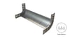 EAE 60 CTE 600 İç Bükey Dönüş Modülü 1.5 mm Galvaniz