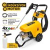 ENDÜSTRİYEL YÜKSEK BASINÇLI YIKAMA MAKİNASI 2200 WATT 130 BAR İNDÜKSİYON MOTOR