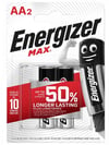 Energizer Max AA LR06 Alkalin Kalem Pil 2 Li Paket Halinde