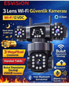 Esvision ES-9002 3 Lens Wifi Kamera