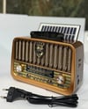 Everton RT-878 Solar USB Aux SD Kart Girişli Bluetooth Destekli Nostaljik Radyo