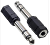 Forline EN0028 6.3mm Stereo Giriş - 3.5mm Stereo Dönüştürücü Jack