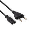 Fully M-1303E Siyah 1.5 Metre 2 Pin Teyp Kordon Fişi Cereyan Kablosu