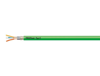 HELUKABEL 800655 HELUKAT® PROFInet C CAT.5e SF/UTP PUR CHAIN – Endüstriyel Ethernet Kablosu (2x2xAWG22/7, Yeşil)