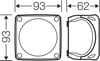 Hensel DK 0202 GZ Klemensli Kablo Bağlantı Buatı IP66 93x93x62 mm