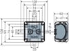 Hensel DK 0202 GZ Klemensli Kablo Bağlantı Buatı IP66 93x93x62 mm