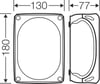 Hensel DK 1010 B Klemensli Kablo Bağlantı Buatı 130x180x77 mm IP66 63 A