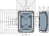 Hensel DK 1616 GZ Klemensli Kablo Bağlantı Buatı IP66 155x210x92 mm