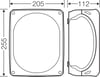 Hensel DK 2500 GZ Klemenssiz Kablo Bağlantı Buatı 180x255x77 mm IP66 1000 V