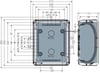 Hensel DK 2500 GZ Klemenssiz Kablo Bağlantı Buatı 180x255x77 mm IP66 1000 V