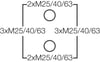 Hensel DK 5000 G Klemenssiz Kablo Bağlantı Buatı 225x450x122 mm IP66 1000 V