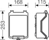 Hensel KG 9002 Boş Pano 253x168x115 mm IP66