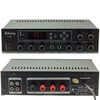 König K-80 80W USB-SD-Bluetooth Destekli 2 Bölgeli Trafolu Mixer Anfi