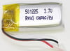 Lipo 501225 3.7 Volt 100 mAh Lityum Polimer Pil