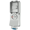 Mennekes 7245 Switchable IP67 Industrial Interlock 3P, Earthing Position 6h, 16A, 230 V
