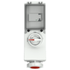Mennekes 7249 Switchable IP67 Industrial Interlock 5P, Earthing Position 6h, 32A, 400 V
