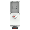 Mennekes 7251 Switchable IP67 Industrial Interlock 5P, Earthing Position 6h, 63A, 400 V