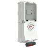 Mennekes 7251 Switchable IP67 Industrial Interlock 5P, Earthing Position 6h, 63A, 400 V
