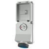 Mennekes 7260 Switchable IP67 Industrial Interlock 3P, Earthing Position 6h, 63A, 230 V