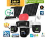 O-KAM Pro 4075 9MP 3 Lens 4G 10X Zoom Sirenli Çakarlı Çift Panel Ptz Kamera