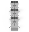 Perkotek D150 Double Tripod Turnike