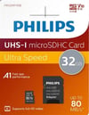 Philips FM32MP45B/00 32GB Class10 UHS-I U1 TF Adaptörlü Micro SDHC Hafıza Kartı