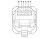 Phoenix Contact 1404367 VS-M12FSBPS-IP20-93B/0,5 – PROFINET CAT5 Ağ Kablosu, 0,5 m