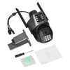 Plato PL-39050 Dual Smart Çift Kameralı Gece Görüşlü 3MP+3MP Speed Dome Wi-Fi Güvenlik Kamerası iCSee