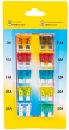 Powermaster 11609 5A+7.5A+10A+15A+20A+25A  Bıçaklı Oto Sigorta - 10 Lu Paket Halinde
