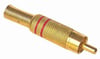 Powermaster 1290 Tos Rca Erkek/Kırmızı Çizgili Gold Fiş