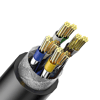 Powermaster 3731 24AWG PMCAT7305 Siyah Cat7 Kablo -  Metre