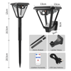 Powermaster HS-V83 Solar Panelli 3 Modlu Kumandalı Hareket Sensörlü 100 SMD Ledli Şarjlı Duvar ve Bahçe Lambası
