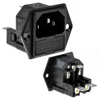 PowerMaster IC-213B C14 Power Şase Çift Fuselli Kulaklı