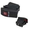 PowerMaster Kabin Sembollü Işıklı 3 Pinli On-Off 12-24V Marin Switch