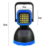 PowerMaster PM-8033B 6 Modlu EL Feneri Ve Işıldak Acil Durum Lambası 25 Cob Ledli Solar Şarjlı