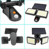 Powermaster Sensörlü 36 Cob Ledli Solar Aydınlatmalı Duvar Lambası W770B