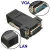 Powermaster VGA Extender RJ45 CAT5/CAT6/CAT7 Uzatıcı Çevirici (2'li Paket)