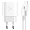 Powerway RXS20 Hızlı 20 Watt Type C To Lightning Şarj Aleti + Kablo