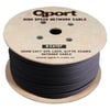 Qport Q-CAT07 S/FTP CAT7 23AWG 500mt LSOH Siyah Full Bakır Kablo