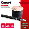 Qport Q-CATFLASH 23AWG CAT6 500mt LSZH Outdoor Kablo
