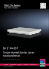 Rittal SK 3149007 TopTherm Tavan Tipi Fan ve Havalandırma Ünitesi