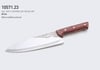 Şef Bıçağı 23 cm Perçinli Gül Saplı Yekpare Hulusi Bıçak 55mm X 230mm X 3mm 10571.23