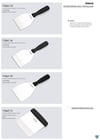 Spatula 15 cm No.5 Hulusi Bıçak Unlu Mamüller Üstüne Dökme Moblen Saplı 120mm X 150mm X 1.5mm 11561.15