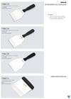 Spatula 13 cm No.3 Hulusi Bıçak Unlu Mamüller Üstüne Dökme Moblen Saplı 100mm X 130mm X 1.5mm 11561.13