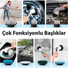 Sunup SN-26239 9'u 1 Arada Çok Amaçlı Kablosuz Şarjlı Temizlik Fırçası IP67 Yıkanabilir Başlık
