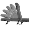 Sunup SN-26974 Taşınabilir Ayarlanabilir 5 Kademe Sünger Kamp Yatak Şezlong (Açık Gri)